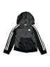 Adidas 100% Polyester Black Track Jacket Size 4 - photo 1