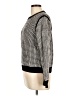 Banana Republic Houndstooth Black Pullover Sweater Size L - photo 5