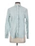J.Crew 100% Linen Blue Long Sleeve Button-Down Shirt Size 0 - photo 1