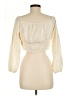 Bershka Ivory 3/4 Sleeve Blouse Size M - photo 2