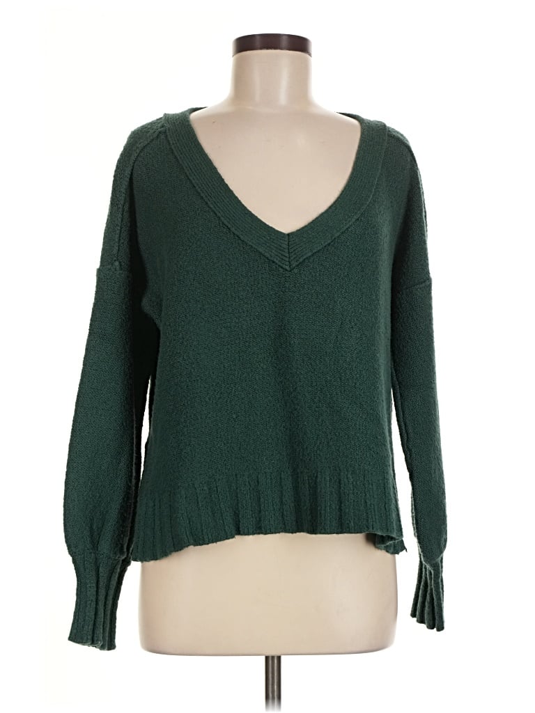 Pre-owned Pilcro Pullover Sweater In Green