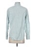 J.Crew 100% Linen Blue Long Sleeve Button-Down Shirt Size 0 - photo 2