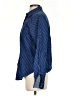 Roper 100% Cotton Chevron-herringbone Blue Long Sleeve Button-Down Shirt Size S - photo 5