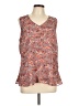 CAbi 100% Polyester Orange Sleeveless Blouse Size L - photo 1