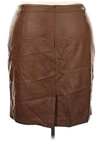 Charter Club Faux Leather Skirt (view 2)