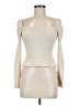 Reformation Ivory Long Sleeve Top Size M - photo 1