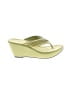 Naturalizer Green Wedges Size 6 - photo 1