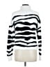 Bella Dahl 100% Nylon Animal Print White Turtleneck Sweater Size M - photo 2