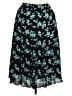 J.Crew 100% Polyester Print Teal Casual Skirt Size 14 - photo 2