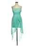 Teeze Me 100% Polyester Teal Cocktail Dress Size 15 - photo 1