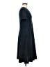 Lands' End Solid Blue Casual Dress Size M - photo 4