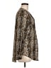 Daniel Rainn 100% Polyester Animal Print Brown Long Sleeve Blouse Size M - photo 4