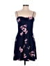 Socialite Floral Blue Casual Dress Size M - photo 1