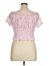 Romwe Pink Short Sleeve Top Size XL - photo 2