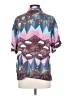 Unbranded Tropical Purple Short Sleeve Blouse Size S - photo 2