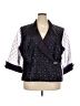 R&M Richards Polka Dots Black Purple Blazer Size 24W - photo 1