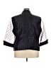 R&M Richards Polka Dots Black Purple Blazer Size 24W - photo 2