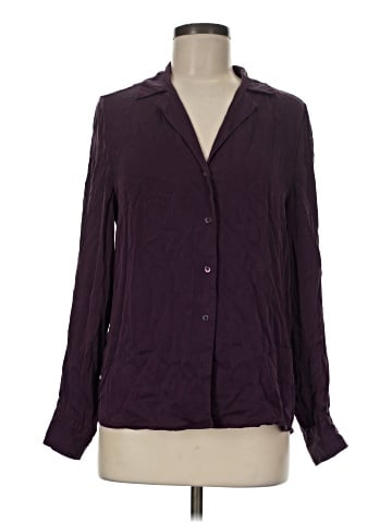 Quince Long Sleeve Silk Top (view 1)