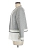 T Tahari Solid Gray Cardigan Size M - photo 5