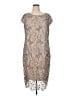 Xscape 100% Polyester Gray Cocktail Dress Size 16 - photo 1
