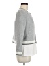 T Tahari Solid Gray Cardigan Size M - photo 4