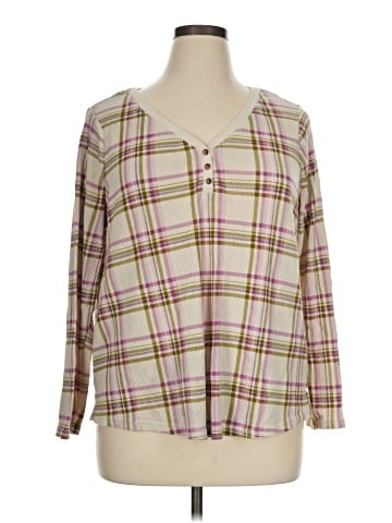 Terra & Sky Long Sleeve Blouse (view 1)
