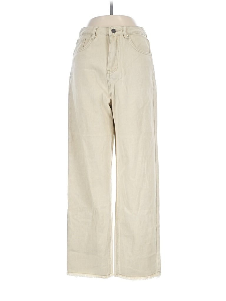Pre-owned Dee Elly Jeans In Ivory