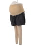 Motherhood Gray Black Shorts Size XL Maternity - photo 1
