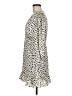MNG 100% Polyester Animal Print Ivory Casual Dress Size 6 - photo 5