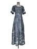 LoveShackFancy Gray Casual Dress Size S - photo 1