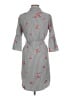 Calvin Klein 100% Polyester Gray Casual Dress Size 6 - photo 2