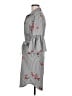 Calvin Klein 100% Polyester Gray Casual Dress Size 6 - photo 5