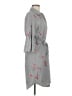 Calvin Klein 100% Polyester Gray Casual Dress Size 6 - photo 4