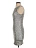 Topshop Metallic Silver Cocktail Dress Size 4 - photo 5