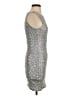 Topshop Metallic Silver Cocktail Dress Size 4 - photo 4