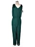 J.Crew 100% Polyester Solid Teal Jumpsuit Size S - photo 2