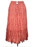 Torrid Paisley Red Casual Skirt Size 4X Plus (4) - photo 2