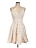 Sequin Hearts Ivory Cocktail Dress Size 11 - photo 1