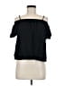 Old Navy 100% Rayon Black Short Sleeve Top Size M - photo 1