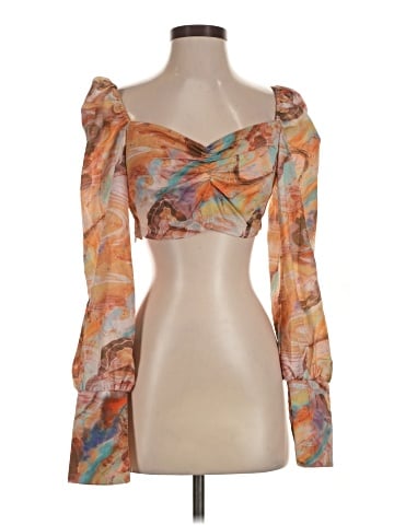 PrettyLittleThing 3/4 Sleeve Blouse (view 1)