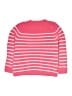 Crewcuts Outlet 100% Polyester Stripes Pink Pullover Sweater Size 10 - 11 - photo 2