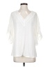 Charming Charlie Ivory 3/4 Sleeve Blouse Size M - photo 1