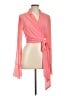 Assorted Brands 100% Polyester Pink Long Sleeve Blouse Size L - photo 1