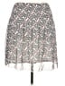 Max Studio 100% Polyester Paisley Gray Casual Skirt Size XL - photo 2