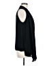 Diane von Furstenberg 100% Polyester Solid Black Sleeveless Blouse Size M - photo 4
