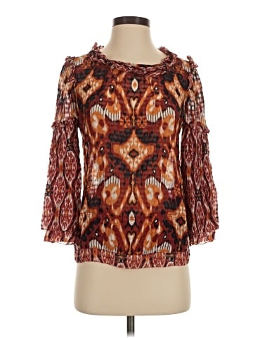 Tory Burch 3/4 Sleeve Silk Top (view 1)