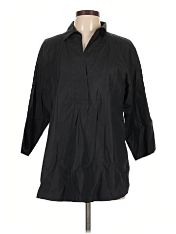 Akris Punto 3/4 Sleeve Button-Down Shirt (view 1)
