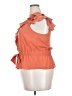 Elle 100% Polyester Orange Sleeveless Blouse Size XL - photo 5
