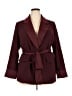 ELOQUII 100% Polyester Burgundy Blazer Size 18 Plus - photo 1