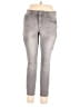 Assorted Brands Solid Gray Jeans Size 14 Petite - photo 1